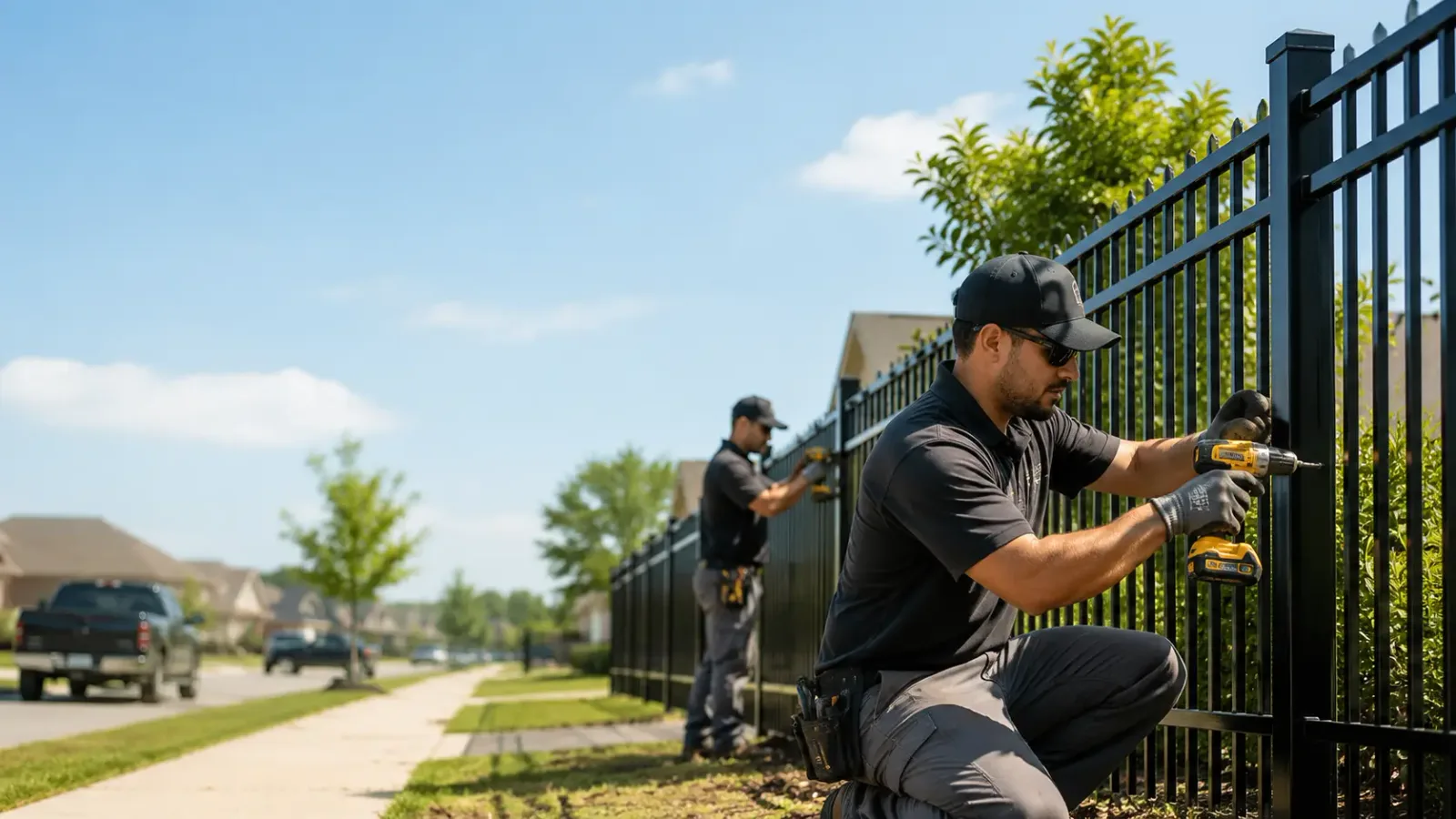 Metal Fence Installation in Manor, TX
